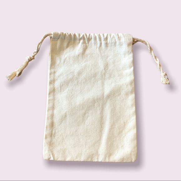 “Team bride” canvas draw string bag - Picture 2 of 2